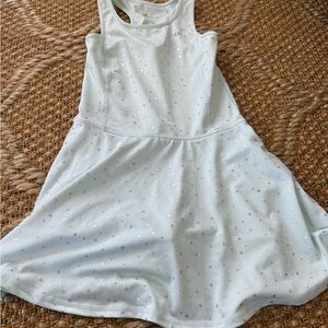 GapFit Size L GIRLS Sparkle Star Tennis Racerback Dress / Skirt - Light Mint
